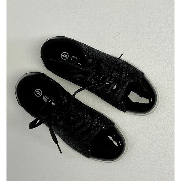 Black Glitter Sneakers – Perfect for Concerts & Night Out! - Picture 1 of 7